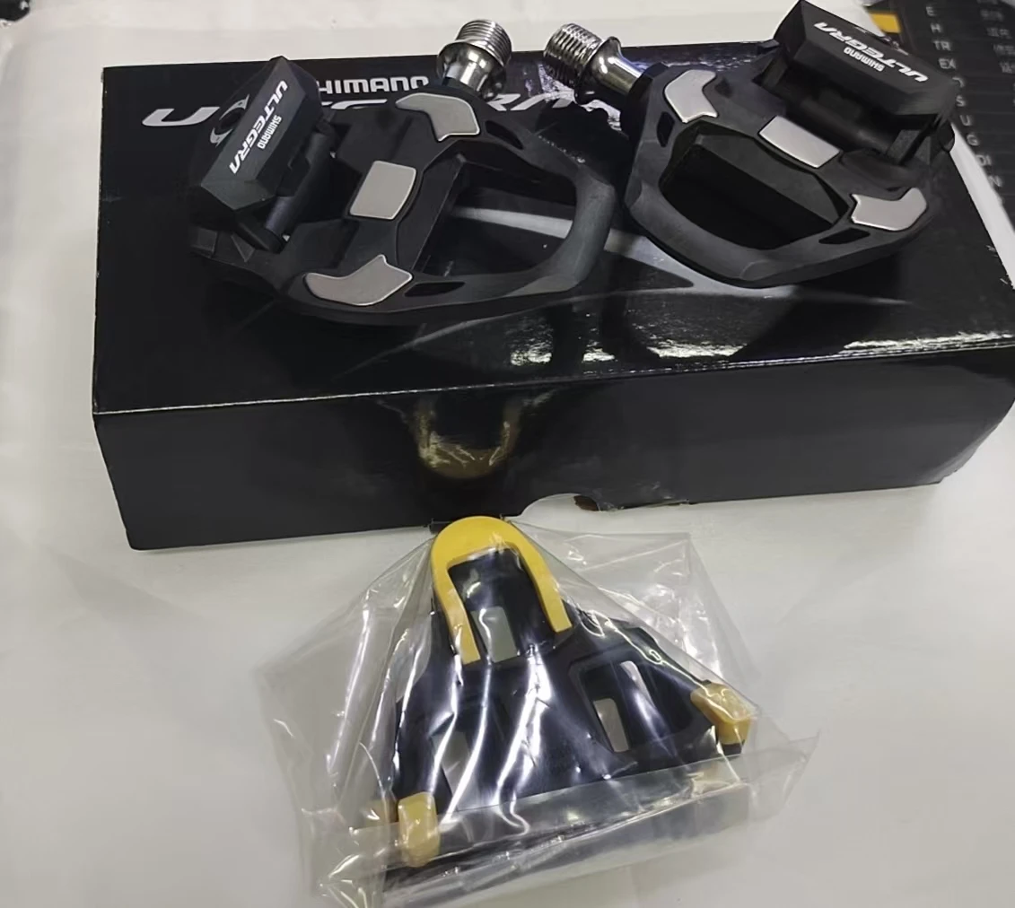 Фото Педали SHIMANO ULTEGRA PD-R8000 SPD-SL для шоссейных велосипедов с шипами SH11 - самоблокирующиеся №2