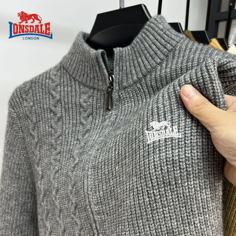 Мужской Высококачественный свитер с вышивкой куртка на молнии открытой