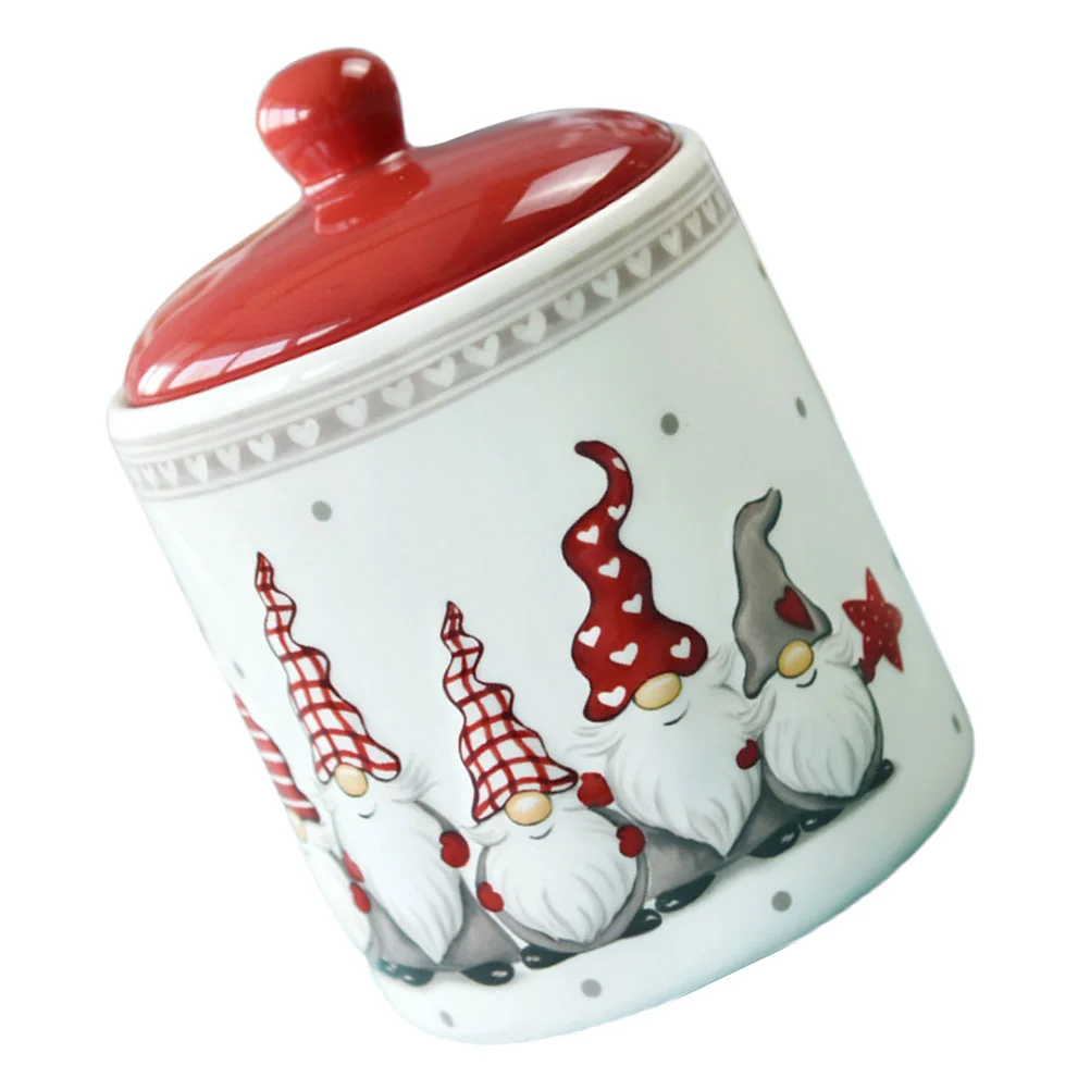 

1Pc Storage Bottles Storage Containers Xmas Features Storage Bottles with Lid