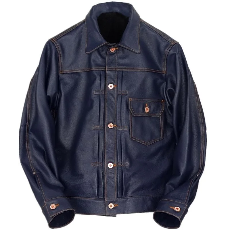 

Качественная Новинка 2023, роскошная брендовая поставка, в японском стиле, Классическая Повседневная тонкая куртка 506XX из натуральной кожи, 100% мягкая воловья кожа