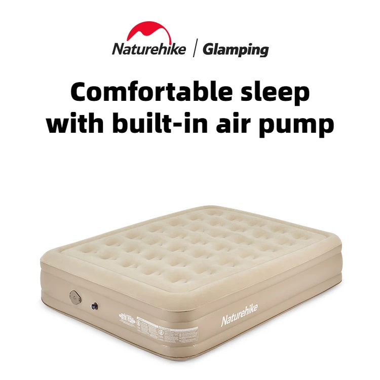 

Naturehike Self-inflating Comfort Camping Mattress Portable 1 Person Bed Outdoor Heighten Automatic Inflatable Air Mattress