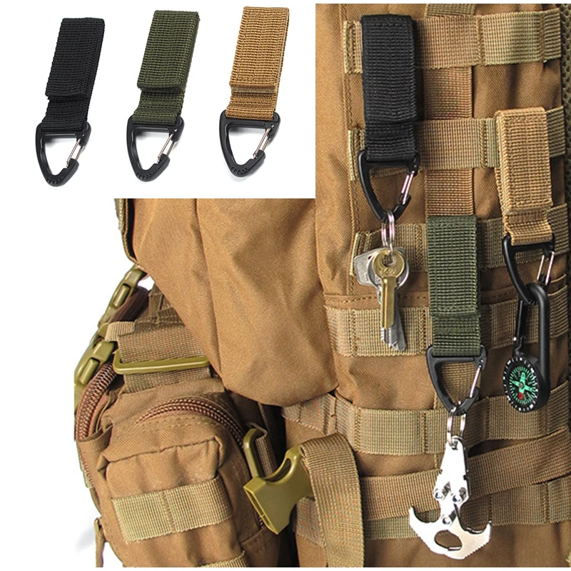 

Наружный альпинистский карабин для кемпинга, крючок для ключей, нейлоновый тактический рюкзак, система пряжки
