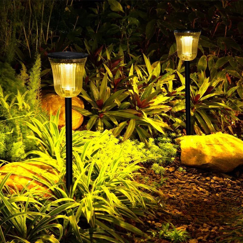 

LED Solar Pathway Lights Outdoors Landscape Path Waterproof Driveway Long Lasting Walkway Back Yard for Garden Lawn Patio Lamps