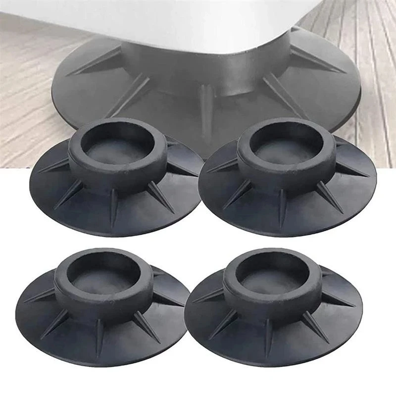 

1/2/4Pcs Anti Vibration Feet Pads Rubber Legs Slipstop Silent Skid Raiser Mat for Washing Machine Support Dampers Stand
