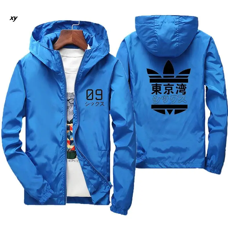 

2022 Fashion Japanese Streetwear Tokyo Bay printing Jacket Hip Hop Patch Designs Slim Fit Pilot Bomber Jacket Coat Men Plus Size