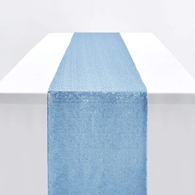 

Скатерть с блестками 12X108 дюйма, блестящая скатерть для вечерние чного декора