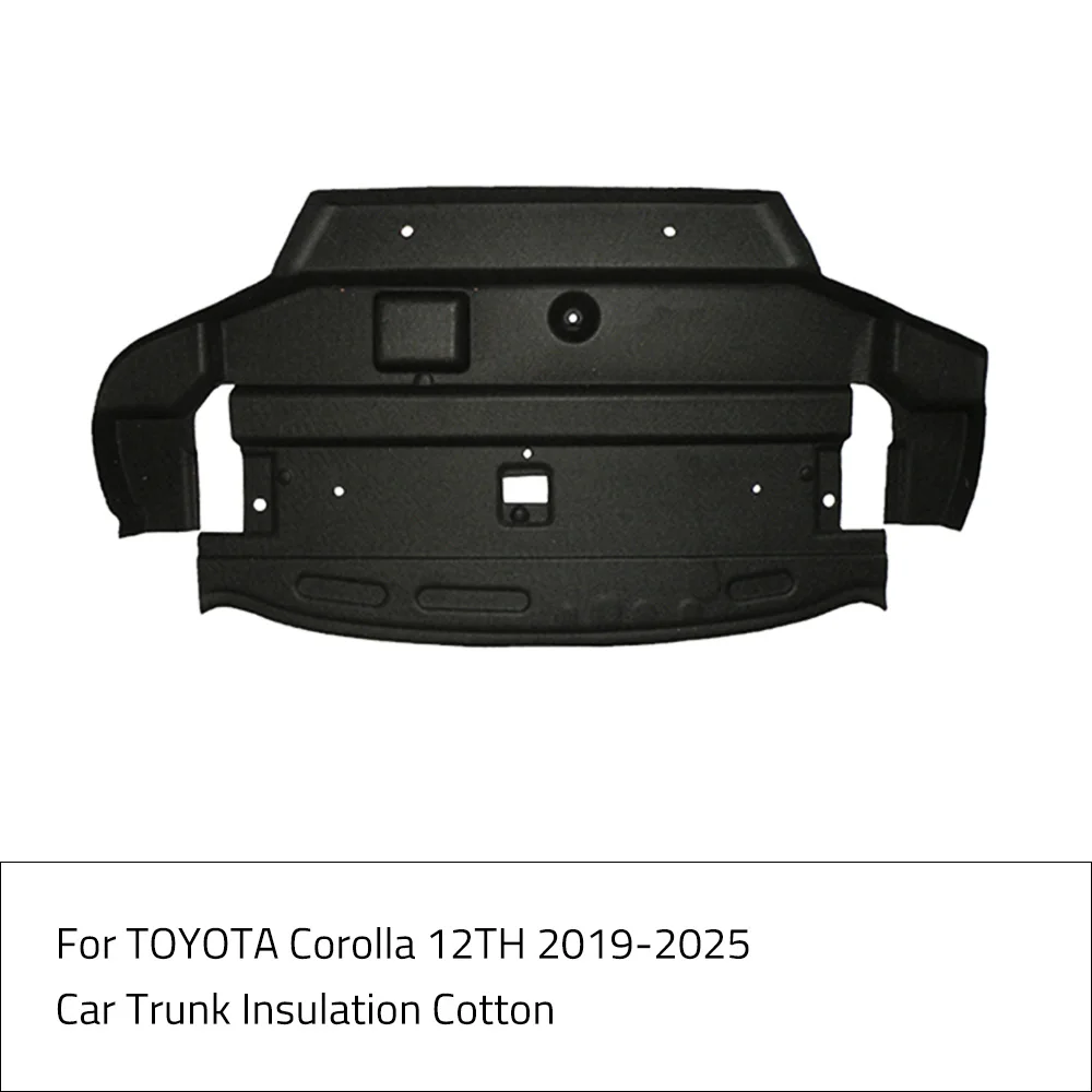 

Изоляция багажника автомобиля, хлопковый звукоизоляционный ковер, липкий коврик, автомобильный Стайлинг для Toyota Corolla 2019 2020 2021 2022 2023 2024 E210 12th