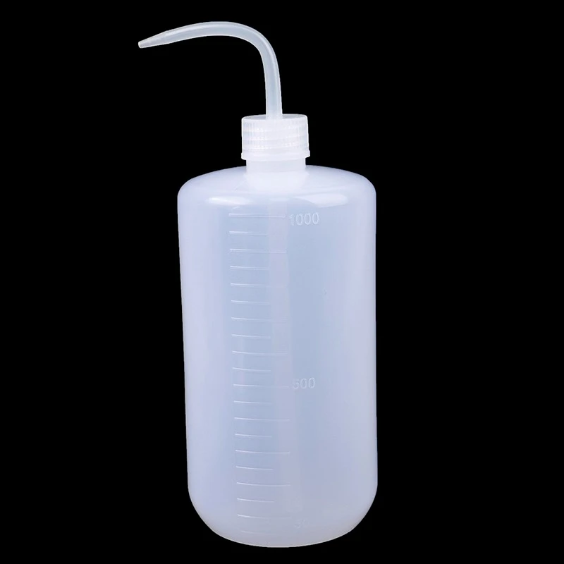 

1000ml Wash Clear White Plastic Green Soap Lab Wash Squeeze Diffuser Bottle Non-Spray Bottle