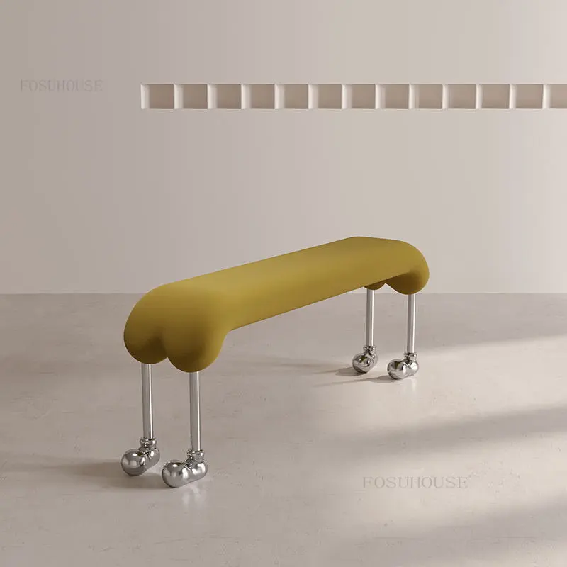 

Скандинавский стиль, оригинальный стул для смены обуви, роскошный магазин одежды, короткий стул для дома, гостиной, прихожей, крыльца, Осман