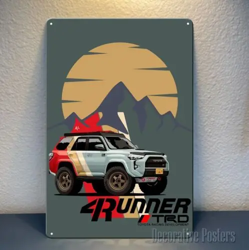 

Металлический постер Toyota Land Cruiser 4runner
