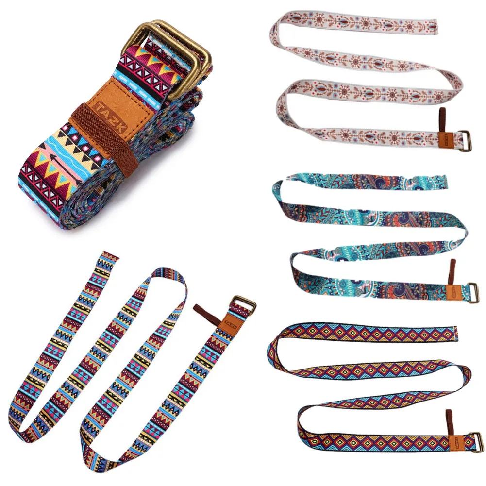 

1.8M Yoga Pull Strap Belt Elastic Latin Dance Stretching Band Loop Yoga Pilates Exercise Resistance Band Fitness Equipment New