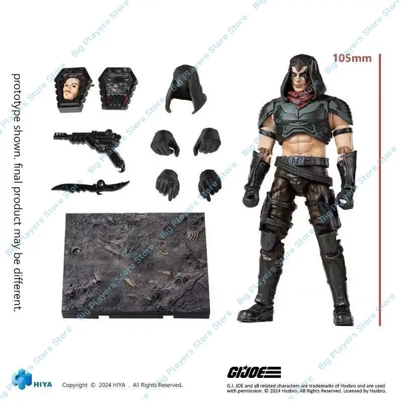 Фото Фигурка HIYA 1/18, 4 дюйма, изысканная мини-серия G.I.Joe Zartan, аниме, для подарка №1