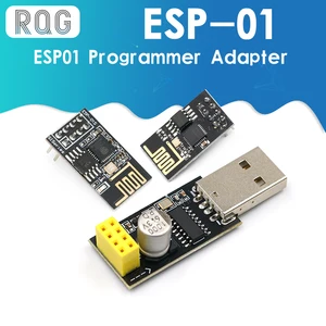 Адаптер программатора ESP01 UART GPIO0 ESP-01, адаптер ESP8266 CH340G, USB к ESP8266, последовательный беспроводной модуль разработки Wi-Fi