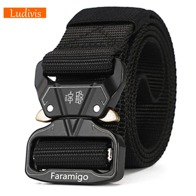 

Ремень тактический LUDIVIS в военном стиле мужской, широкий, 3,8 см