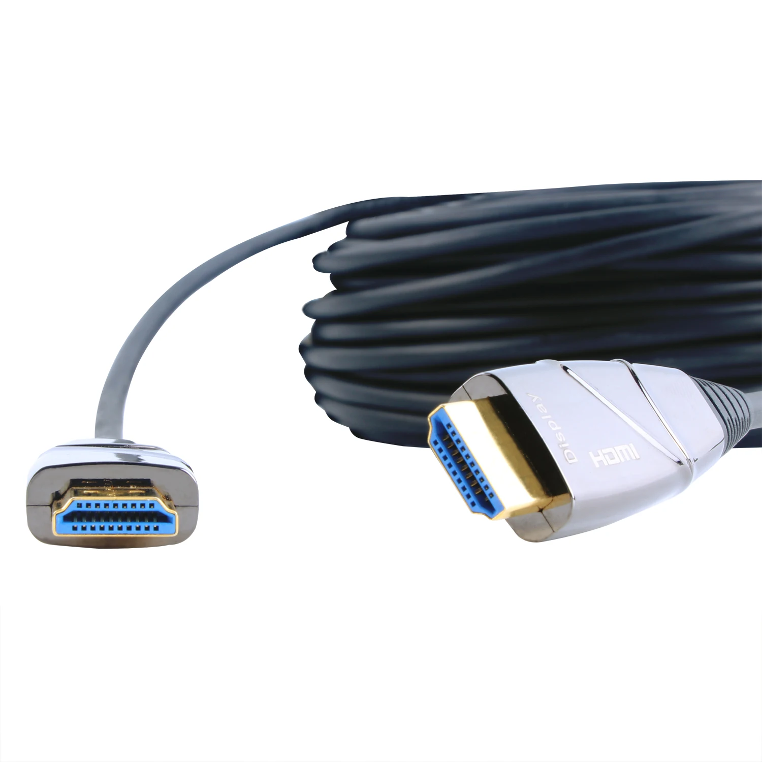 

VCOM Zinc Alloy HDMI 4K Cable 3D HDR 2.1V 8K 60Hz Metal Hood MAX 50m Active Optical Fiber Optic HDMI for PS5