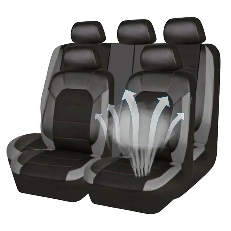 

PU Seat Cover For Car Soft And Comfortable Auto Seat Protectors Automotive Seat Covers For Most Cars Trucks SUVs Or Vans