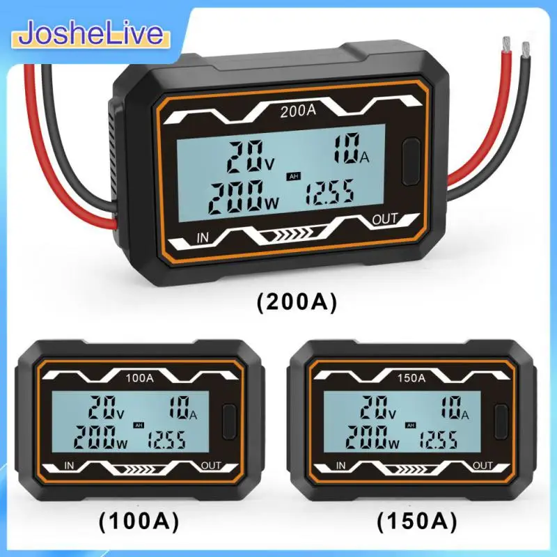 

Electricity Wattmeter Power Meter 200A High Precision RC Watt Calculator And Power Analyzer Battery Tester Backlight LCD DC 60A