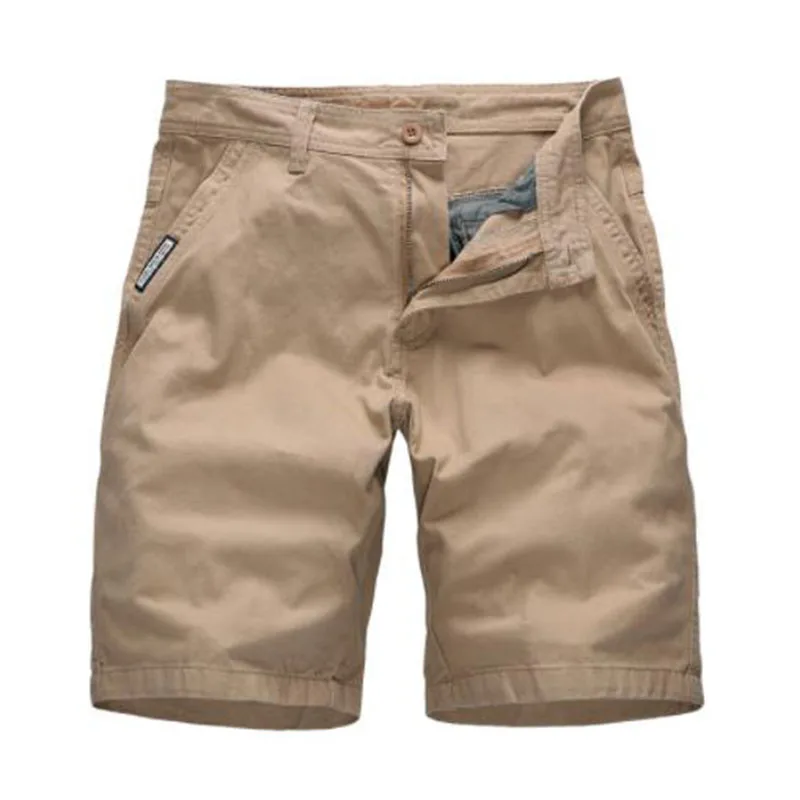 

2022 New Mens Summer 100% Cotton Solid Shorts Men High Quality Casual Men Shorts 5 Colors Bermuda Masculina Beach Shorts