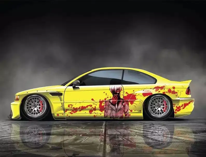 

Anime Tokyo Ghoul Theme Decal for Car SUVL Large Vehicles Japanese High Quality Graphic