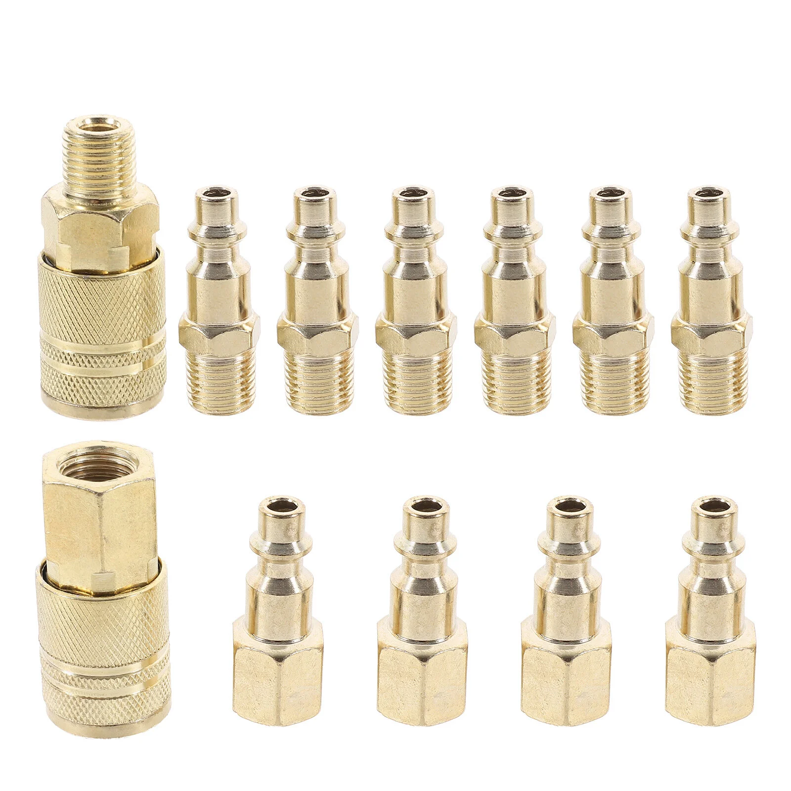 

Copper Fittings Coupler Reducer Male Hose Adapter Tube Connector Air Straight Coupling Crimp Plated Iron Pipe