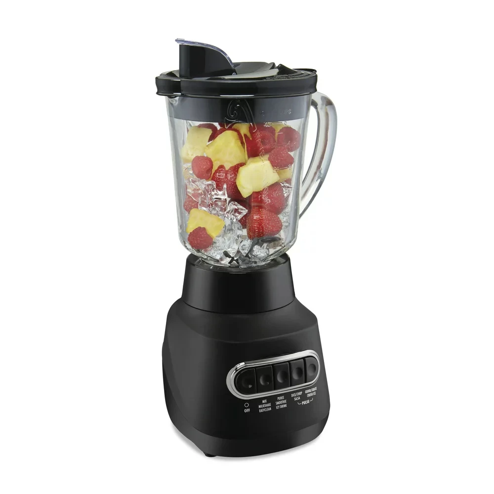 Power  Blender, 40 . Glass Jar, Stainless Steel Blades, 800 Watts, Black, 58175