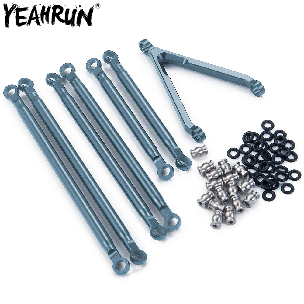 

Металлический стержень рулевого управления YEAHRUN с шаровой головкой, тяговый стержень, комплект для 1/24 осевой SCX24 AXI00005 Jeep Gladiator, Радиоуправля...