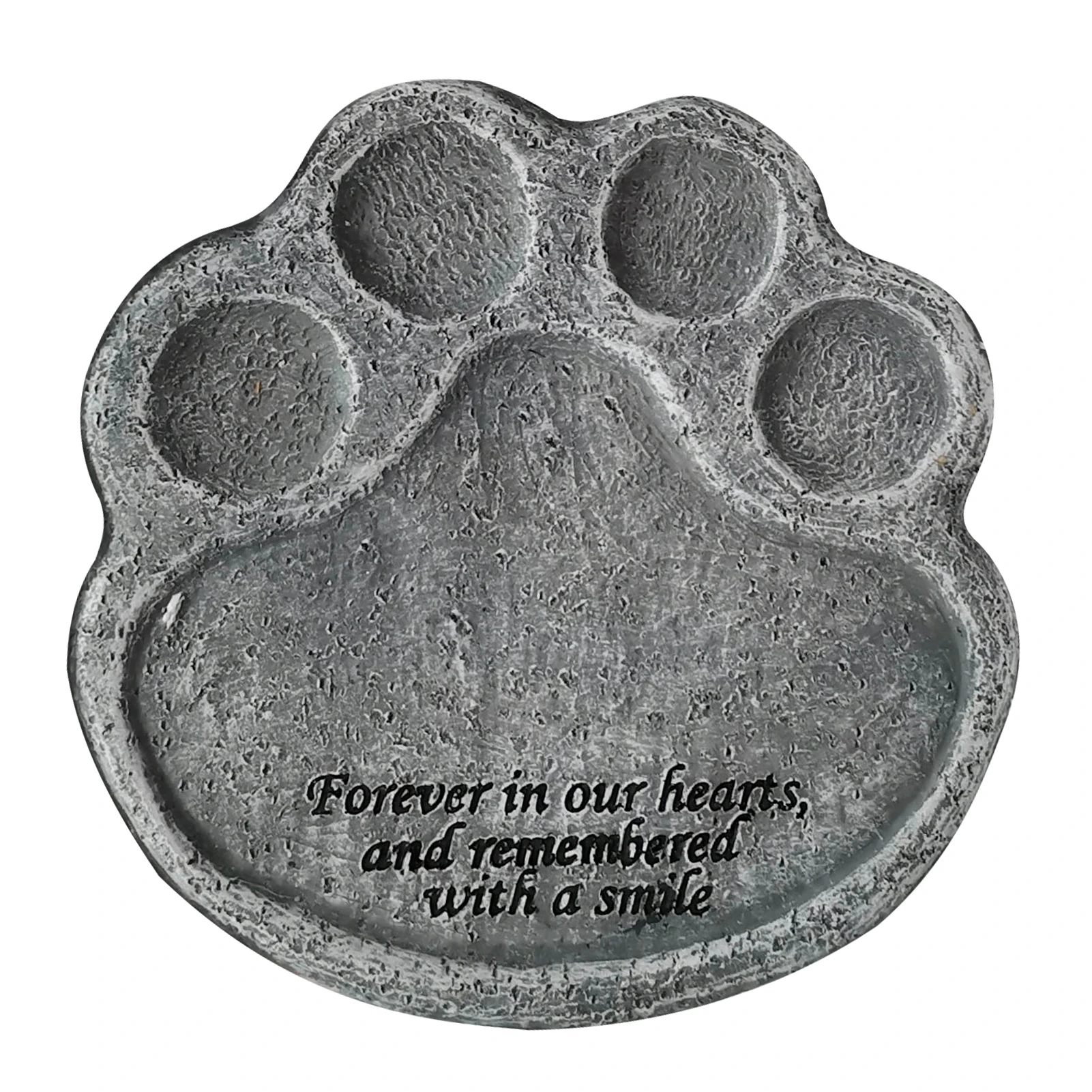 

Tombstone Grave Resin Pet Supply Gift Patio Paw Shape Lawn Memorial Stone Home Garden Ornament Backyard