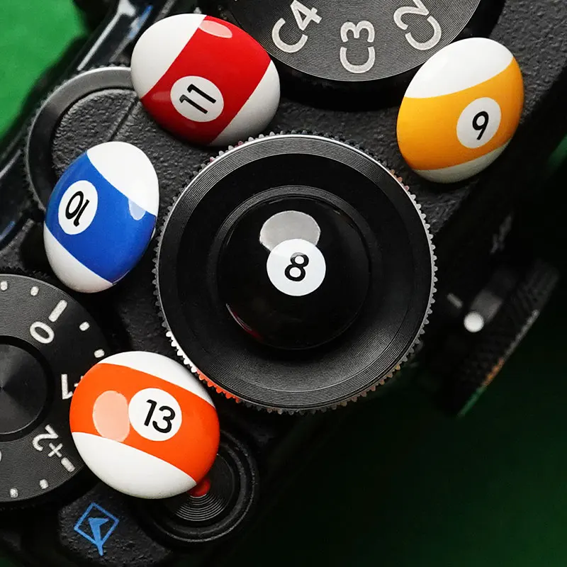 

Billiards Metal Camera Soft Shutter Release Button for Fujifilm X-T4 X-T3 X-T2 X-T20 X-T30 X-E3 X-PRO3 X100T Leica M11 M10 M240