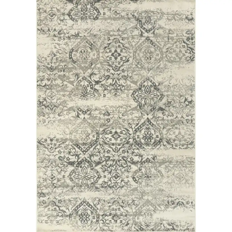 

Distressed Area Rug, 5' x 8', Gray