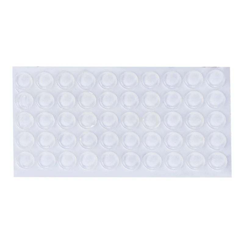 

50Pcs Door Stops Stopper Silicone Cabinet Self Adhesive Bumper Damper Buffer Pad