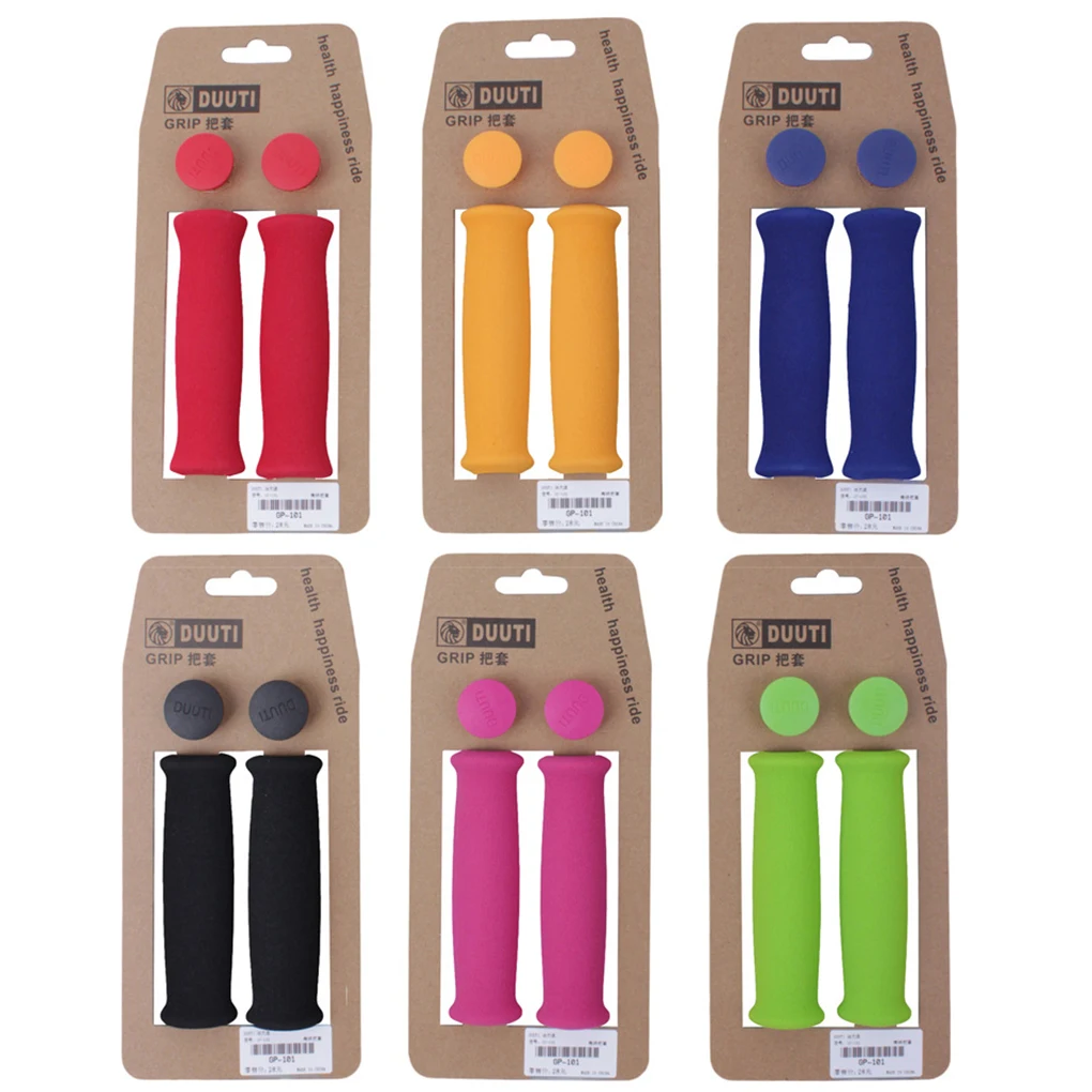 

1 Pair DUUTI Bicycle Grip Solid Color Ornamental Handlebar Cover Parts