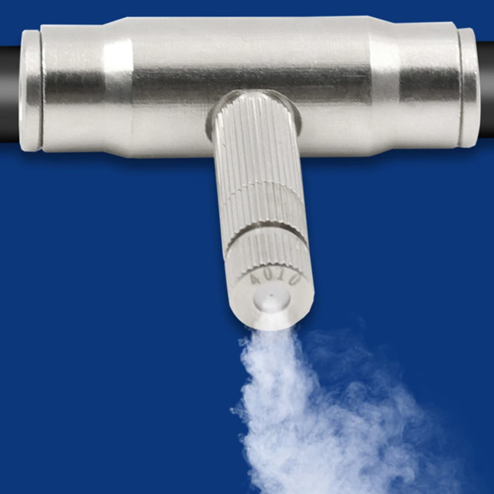 

Atomizing Nozzle 3/16" Brass High-Pressure Atomizing Cooling Humidifying Nozzle Spray Head Sprinkler With Filter 0.1-0.5