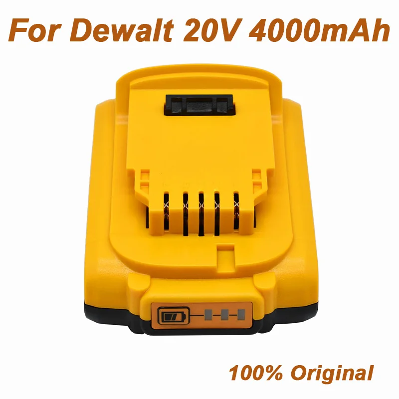 

20V 2000/4000mAh DCB200 ForDewalt DCB203 DCB181 DCB180 DCB201 DCB201-2 L50 lithium-ion charging power tool battery