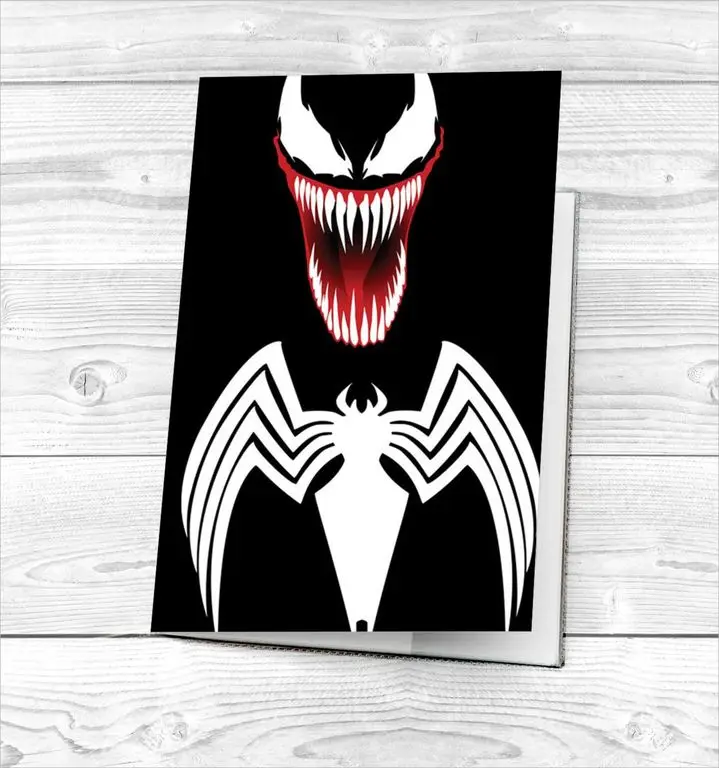 Обложка на паспорт Супергерои Вселенной Marvel - Веном № 31 |