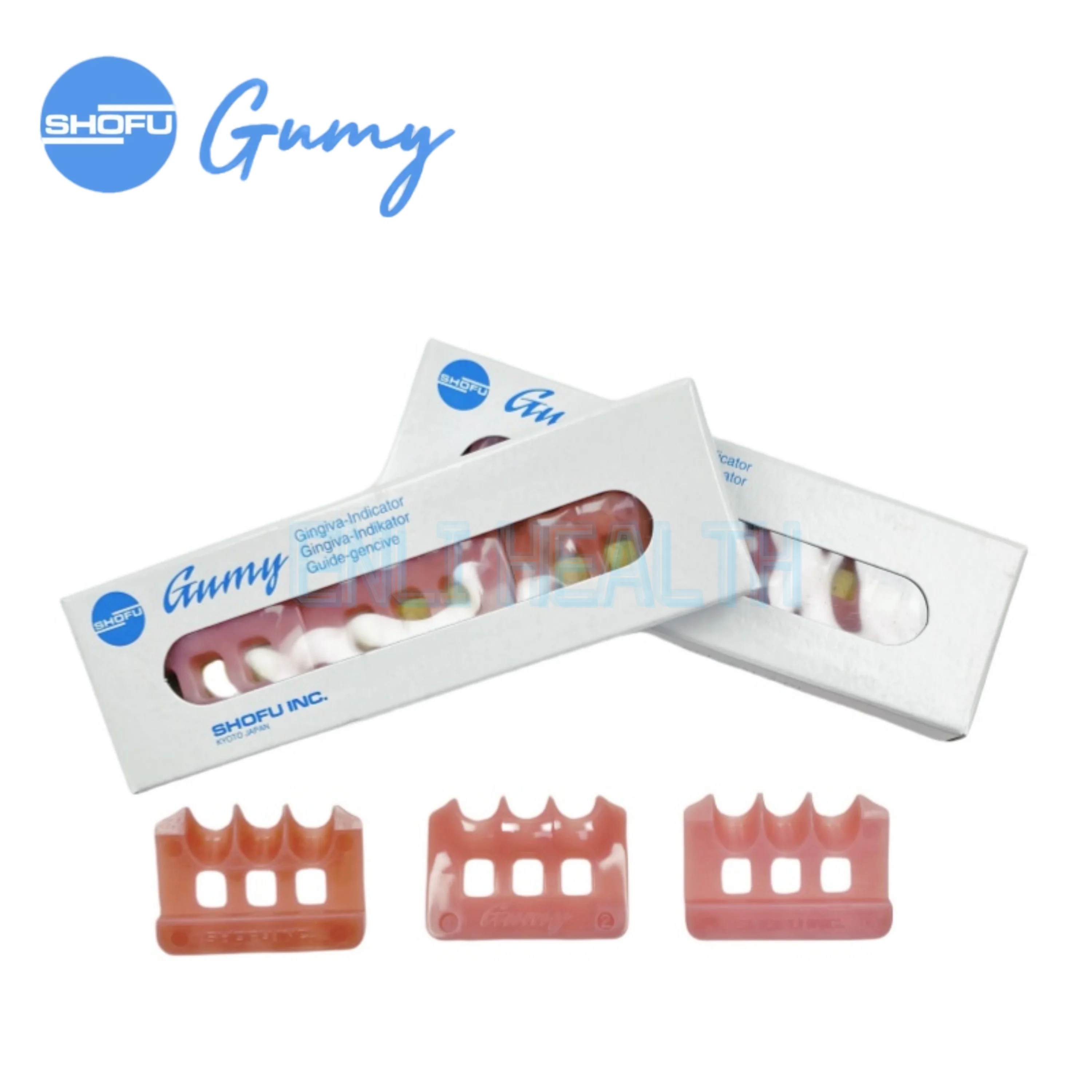 SHOFU Dental 3 шт./компл. индикатор цветной пластины для десен винтажный Halo Gumy
