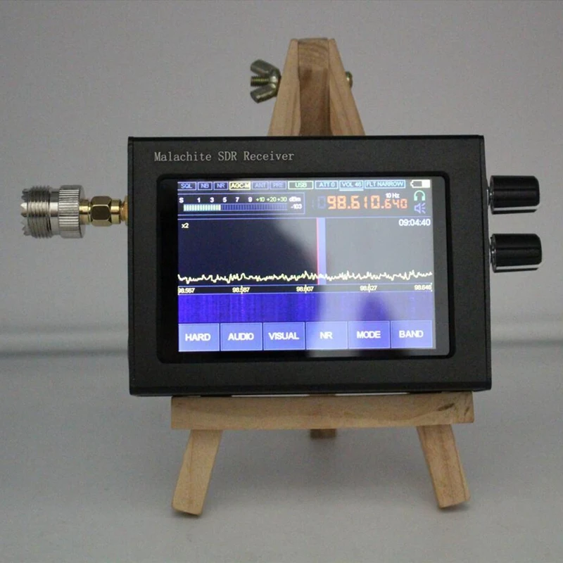 

New 1.10A 50K-200Mhz 400-2Ghz Malachite Receiver SDR Software Radio DSP All Mode Receiver AM SSB NFM WFM Analogs