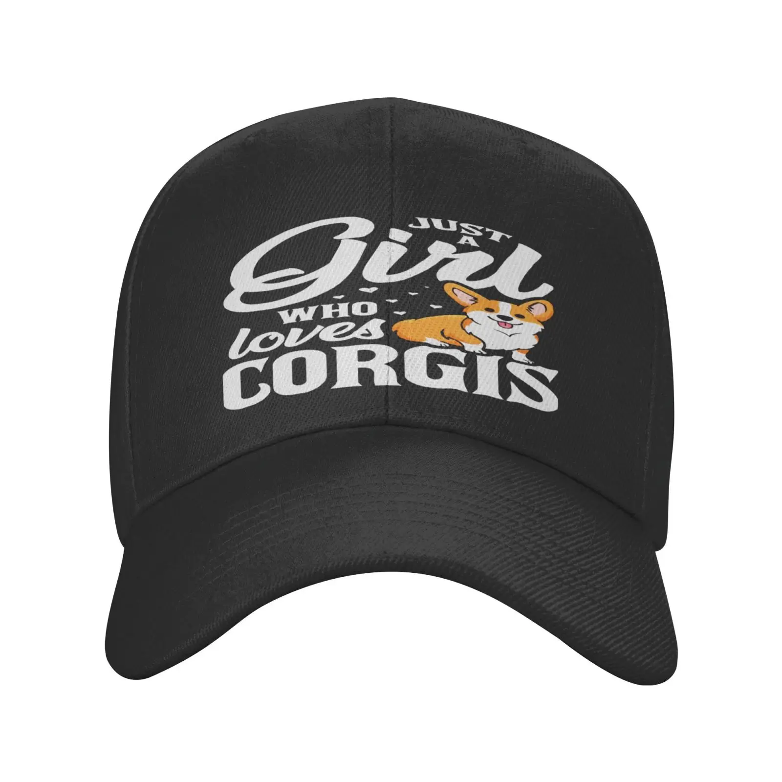 

Just A Who Loves Corgis For Baseball Cap For Men Golf Cap Summer Fishing Designer Hat Men's Panama Hat Men's Caps Designer Hat