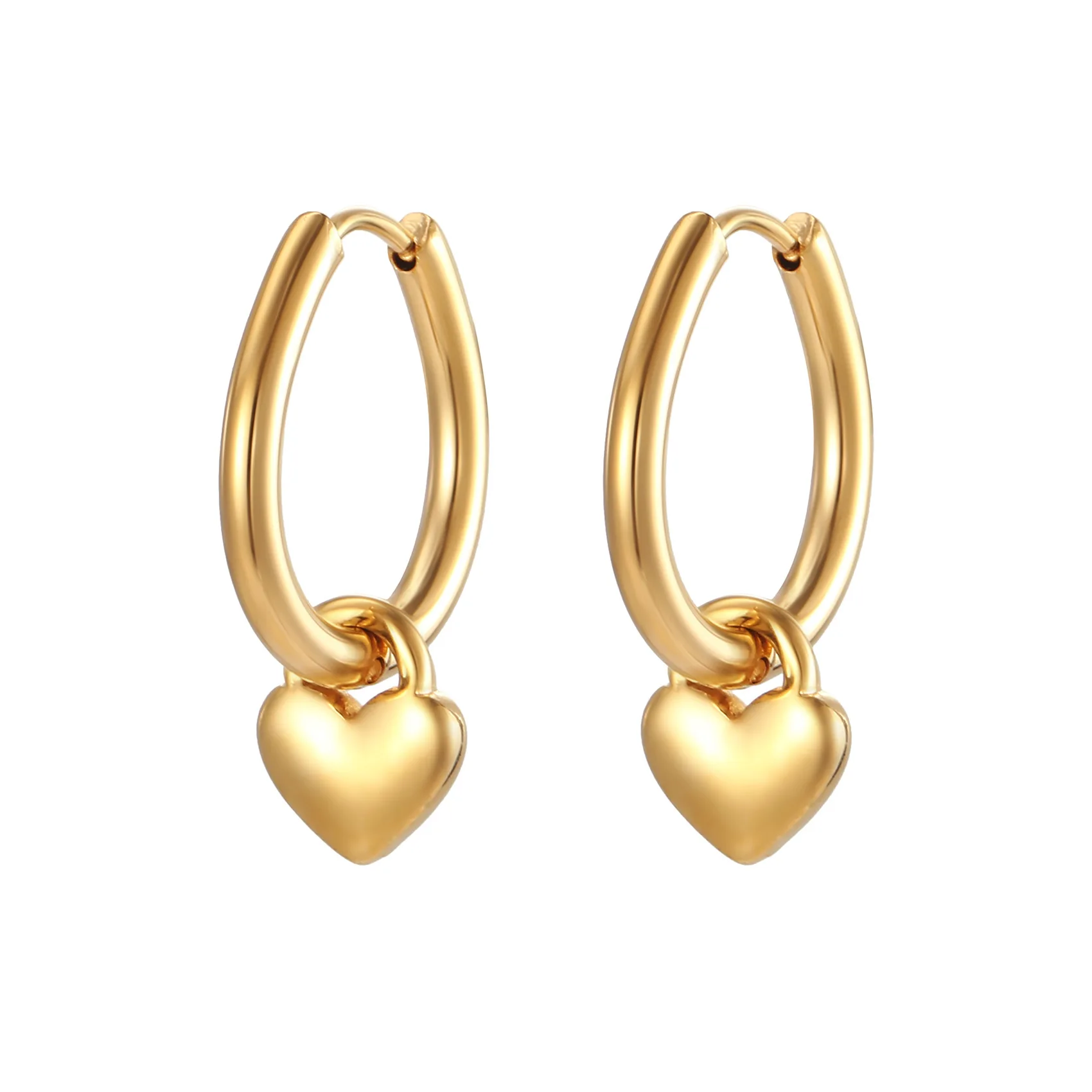 Серьги-подвески в форме сердца мамба и змеи капли воды подвески из нержавеющей