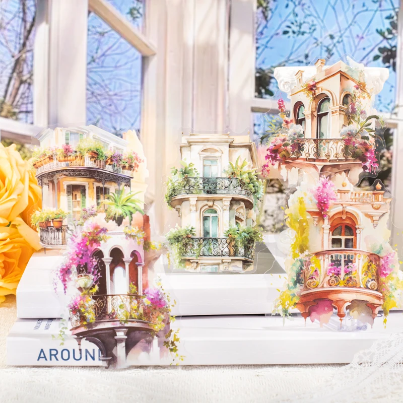 Винтажные стикеры для садовых домиков 10 листов