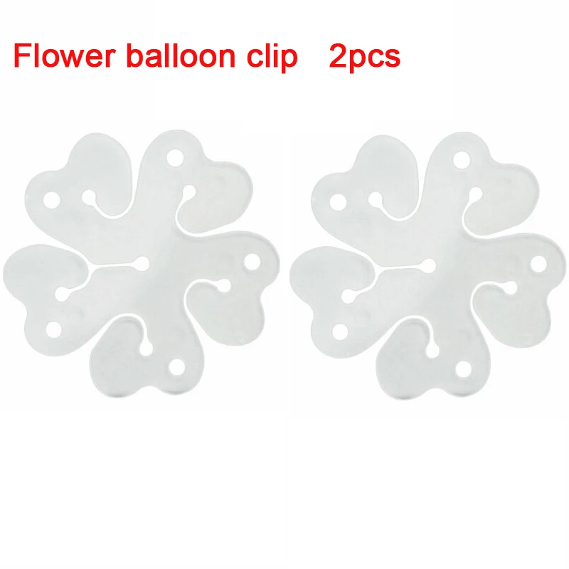 

2pcsPortable Flower Balloon Clip Balloons Knot Tying Tool for Wedding Event Decorations Birthday Party Supplies