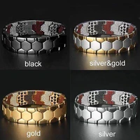 herapeutic energy healing magnetic detachable relax bracelet therapy arthritis men women jewelry accessories leisure business