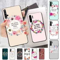 bible verse philippians jesus christ christian phone case for huawei honor 10 i 8x c 5a 20 9 10 30 lite pro voew 10 20 v30