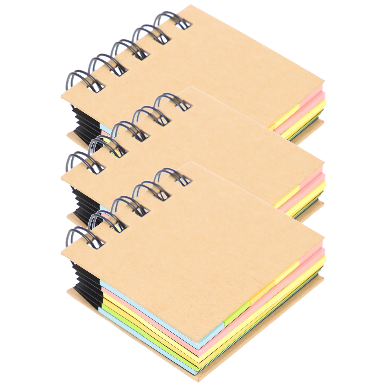 

Mini Notepad Notepads Coil Spiral Office Pads Note Book Memo Pad Writing Compact Flashcardshand Rings Account Steno Labels