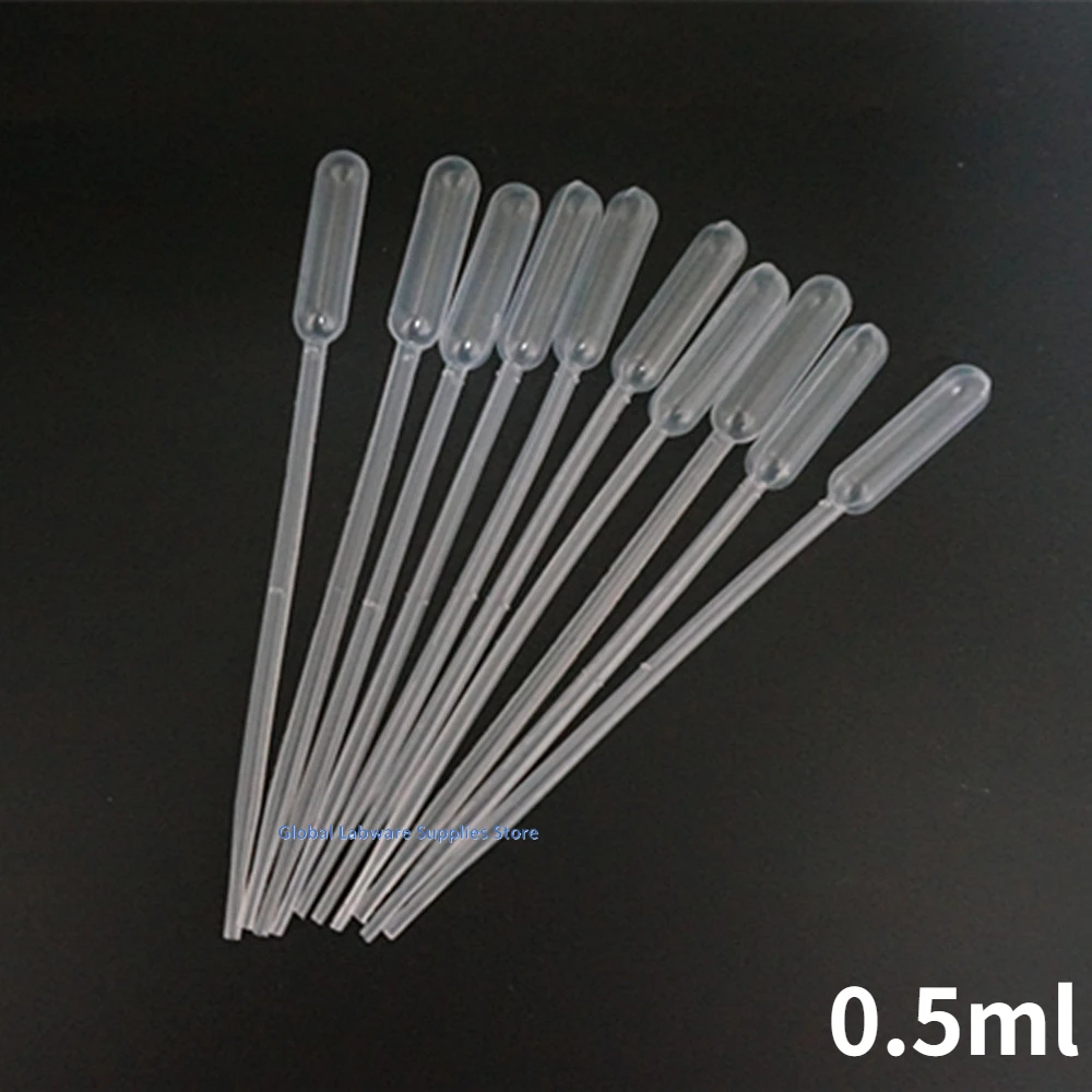 Прозрачная пипетка одноразового использования с масштабом переливания объемом 0,2 мл / 0,5 мл / 1 мл / 2 мл / 3 мл / 5 мл / 10 мл для лабораторных исследований.