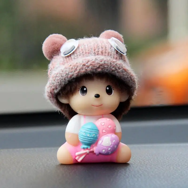 

Car Dashboard Ornament Cute Doll Car Decoration Ornaments Auto Interior Decorations Cartoon Doll Toy For Car Dashboard