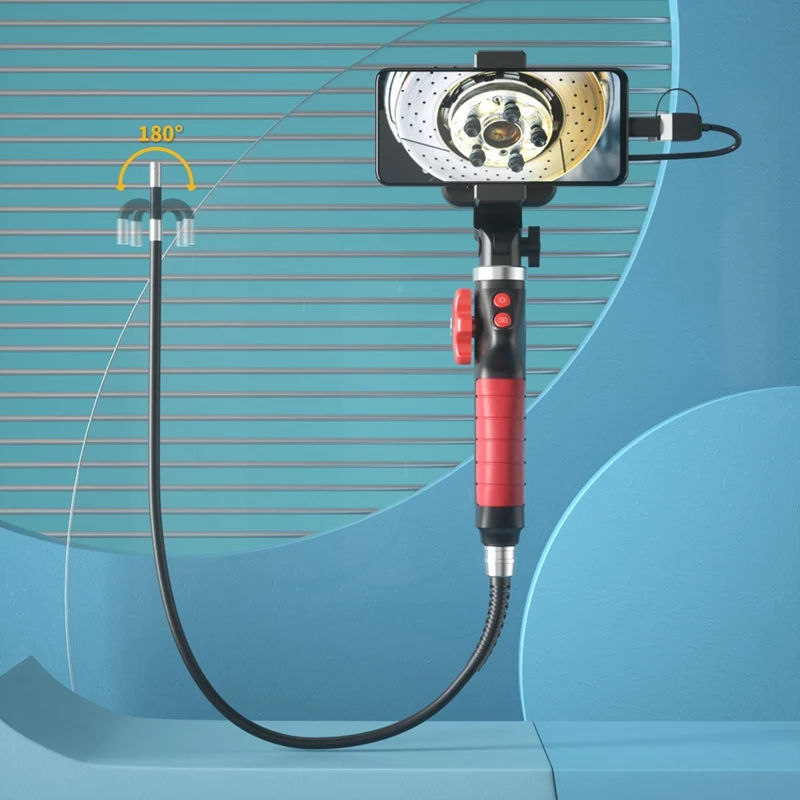 2-сторонний артикуляционный эндоскоп с углом поворота 1080 градусов 2 Мп 180 P Wi-Fi USB