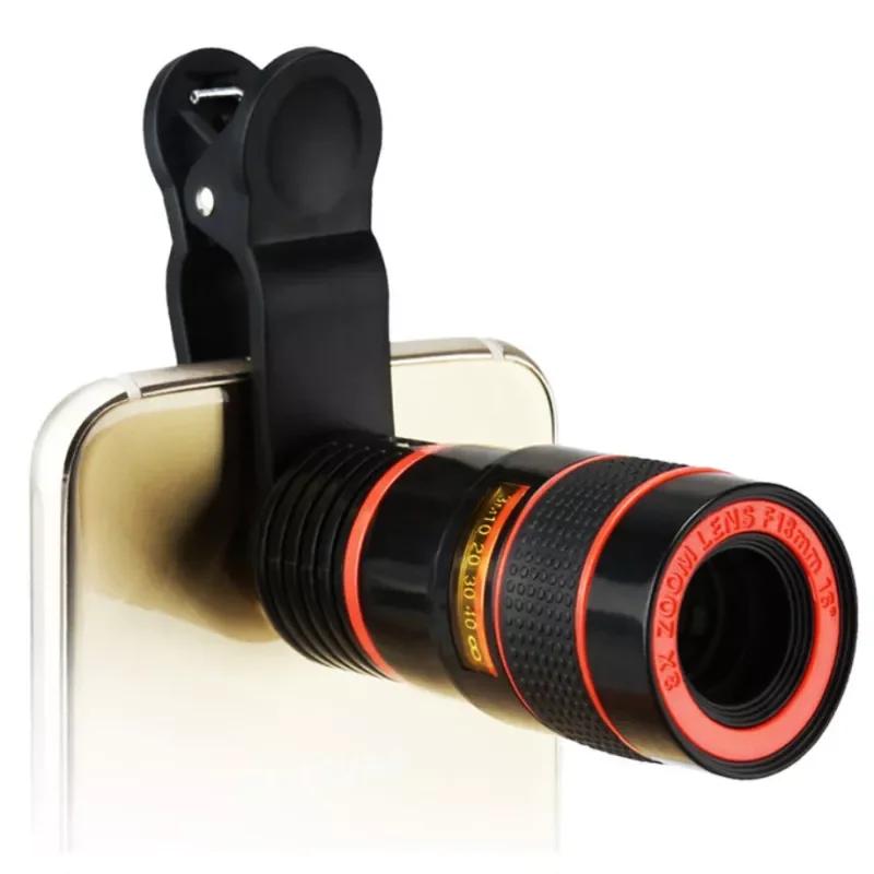 

Phone Camera Telescope Lens With Clip For iPhone/Phone lens DSLR Universal Product Can Provide HD 8x Optical Zoom