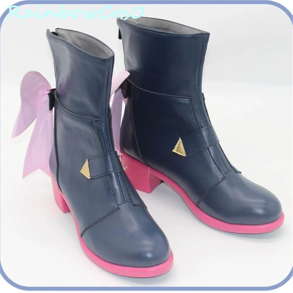 Nakiri Ayame виртуальный YouTuber VTuber косплей обувь сапоги игра аниме Хэллоуин Рождество