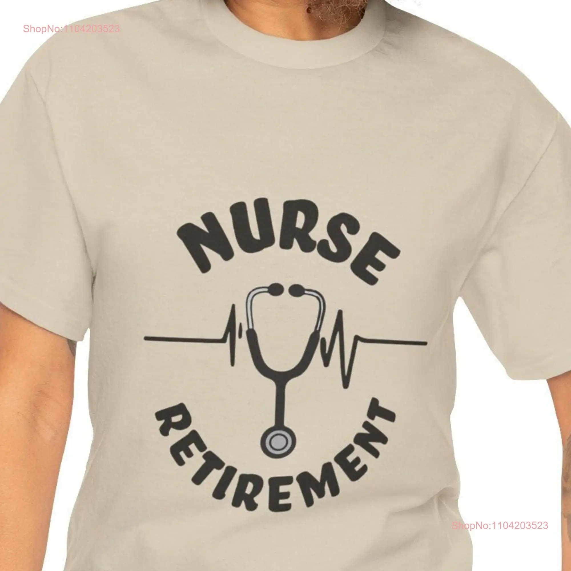 Футболка медсестры Retiremen Funny s Appreciation для пенсионеров с длинными или короткими