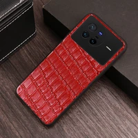genuine leather phone case for vivo x80 x60 x70 x70 x50 pro nex iqoo 9 8 pro nex3 for vivo s15e litchi grain stain proof case